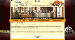 Desktop Screenshot of hotel-saulieu.com